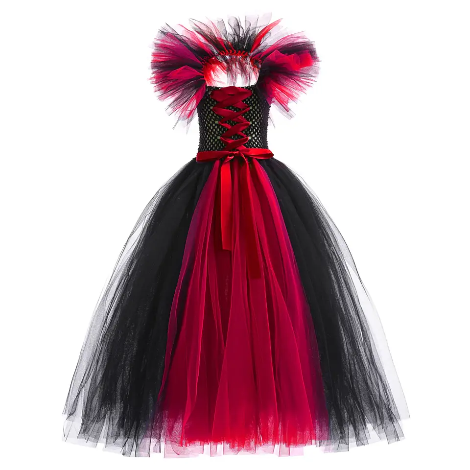 Deluxe Witch Costume Dress – Girls Halloween Cosplay 13
