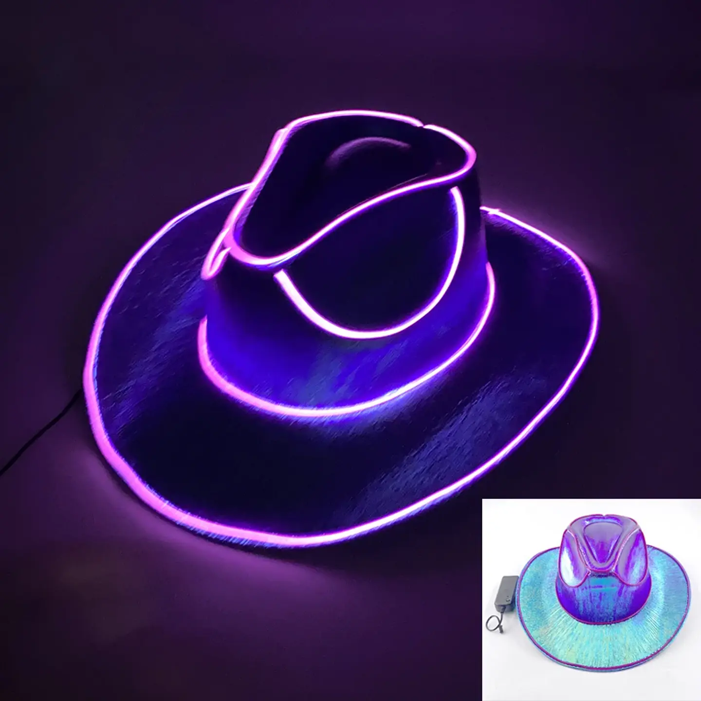 LED Glowing Party Hat & Glasses – Halloween 14