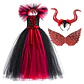Deluxe Witch Costume Dress – Girls Halloween Cosplay - thumbnail 15