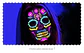 Fluorescent Face Tattoo Stickers – Halloween - thumbnail 17