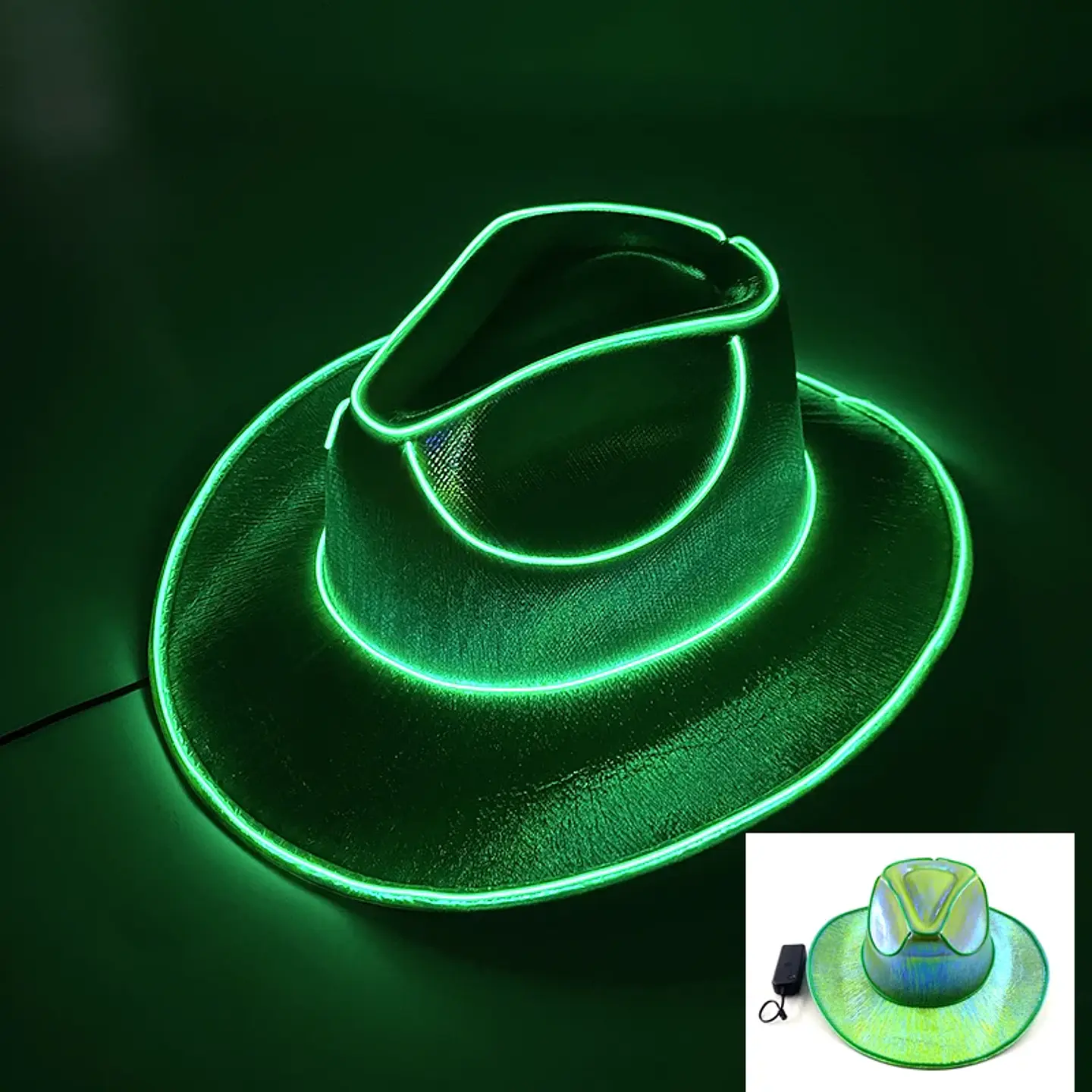 LED Glowing Party Hat & Glasses – Halloween 16