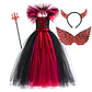 Deluxe Witch Costume Dress – Girls Halloween Cosplay - thumbnail 16