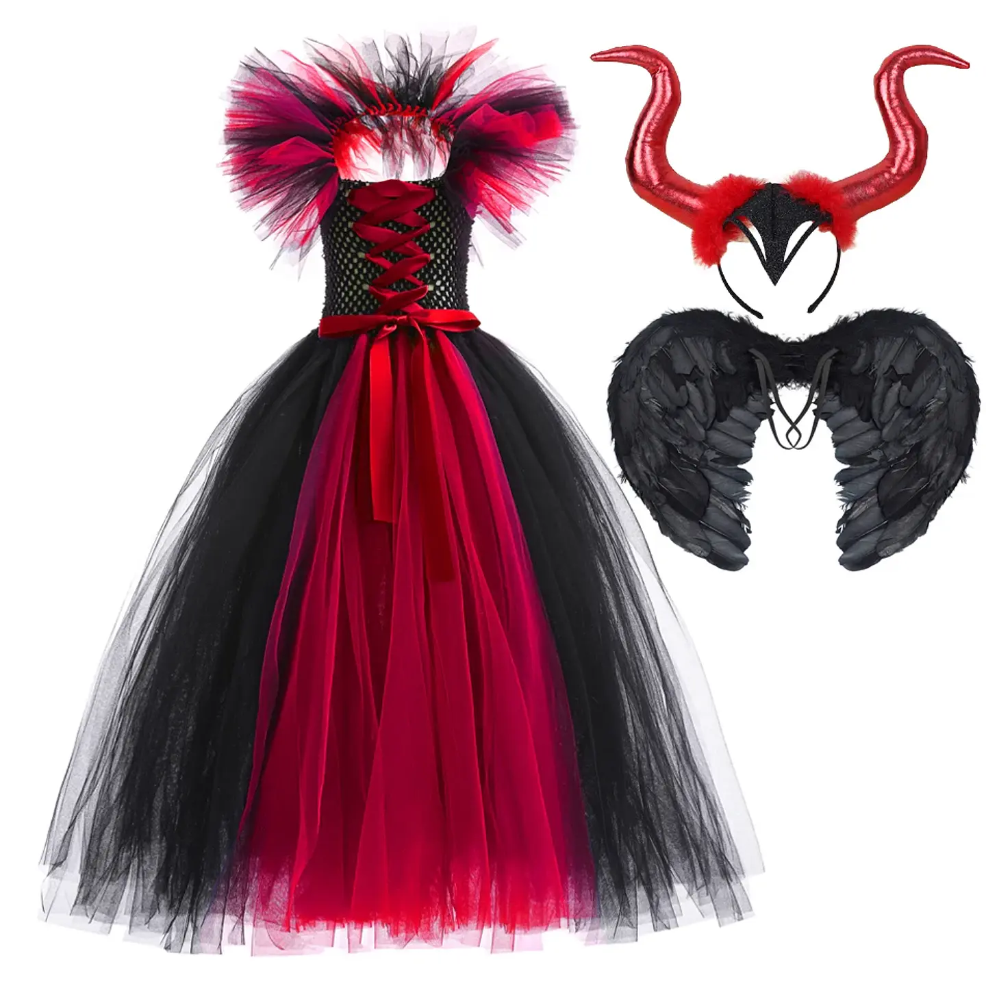 Deluxe Witch Costume Dress – Girls Halloween Cosplay 17