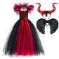 Deluxe Witch Costume Dress – Girls Halloween Cosplay - thumbnail 17