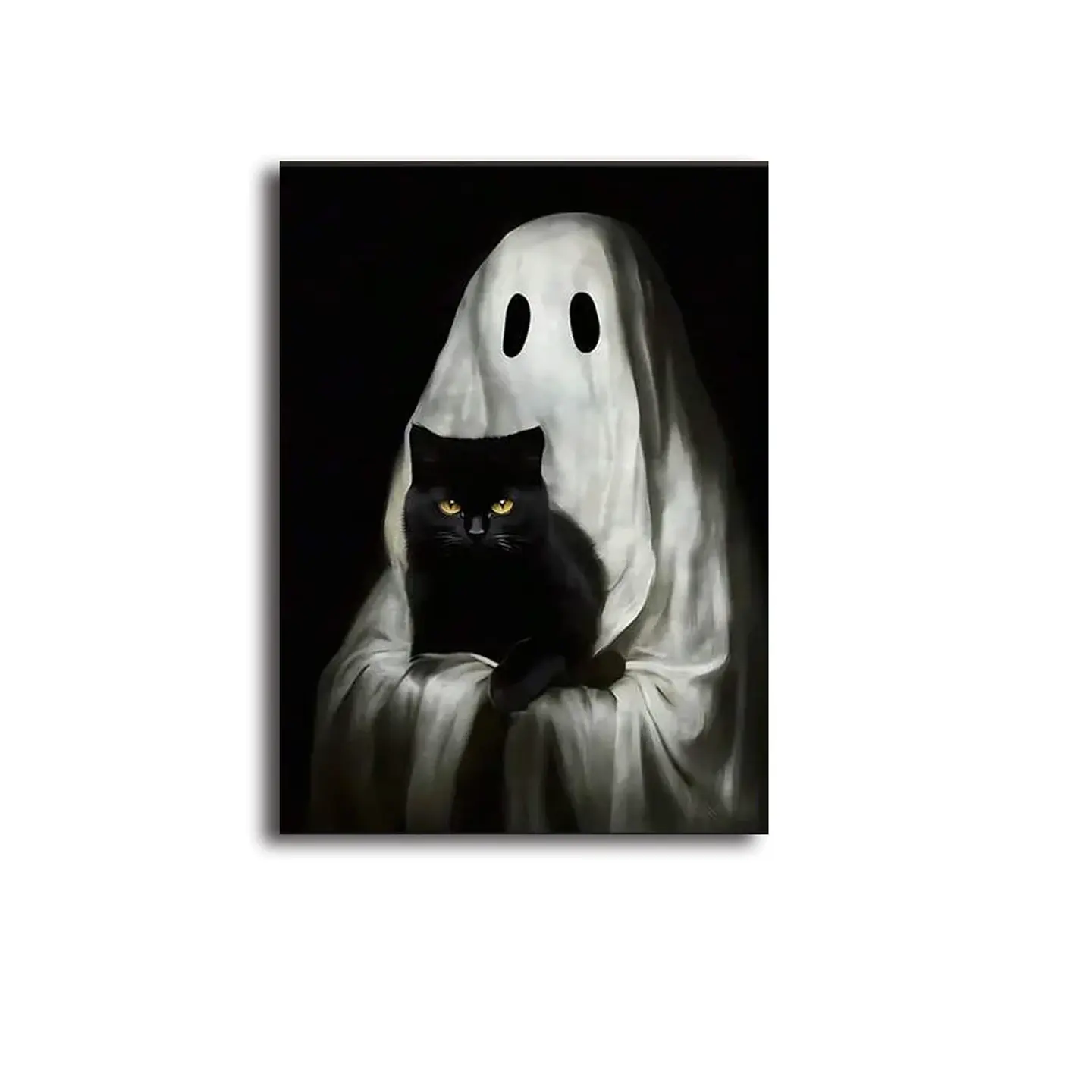 Retro Ghost Canvas Print – Halloween Wall Art 11