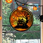 Static Glass Window Stickers – Halloween Castle & Cat - thumbnail 25