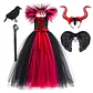Deluxe Witch Costume Dress – Girls Halloween Cosplay - thumbnail 19