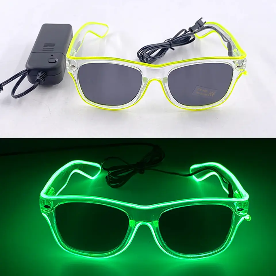 LED Glow Glasses – EL Wire Party Accessory 36