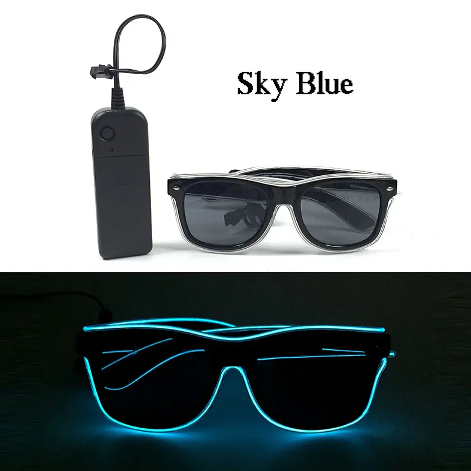 LED Glow Glasses – EL Wire Party Accessory 45