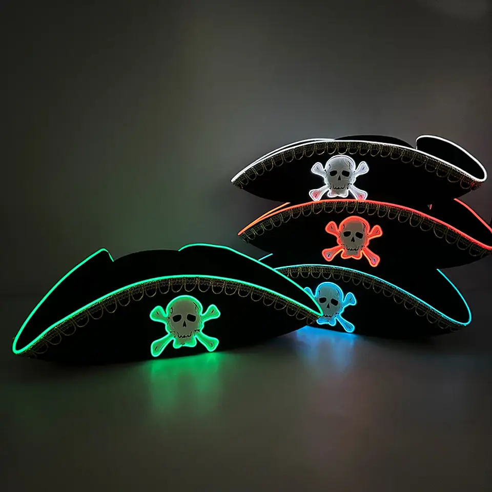 LED Glowing Party Hat & Glasses – Halloween 37