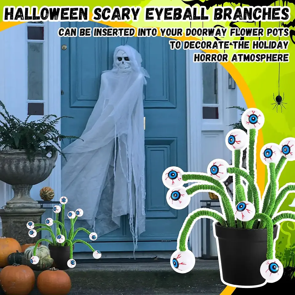 Halloween Eyeball Twisting Stick Decoration 17