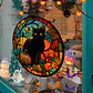 Static Glass Window Stickers – Halloween Castle & Cat - thumbnail 30