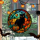 Static Glass Window Stickers – Halloween Castle & Cat - thumbnail 32