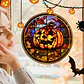 Static Glass Window Stickers – Halloween Castle & Cat - thumbnail 38