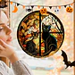 Static Glass Window Stickers – Halloween Castle & Cat - thumbnail 45