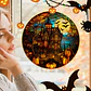 Static Glass Window Stickers – Halloween Castle & Cat - thumbnail 57
