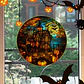 Static Glass Window Stickers – Halloween Castle & Cat - thumbnail 62