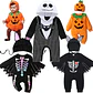 Baby Boy Jumpsuit Costume Set – Halloween Cosplay - thumbnail 1