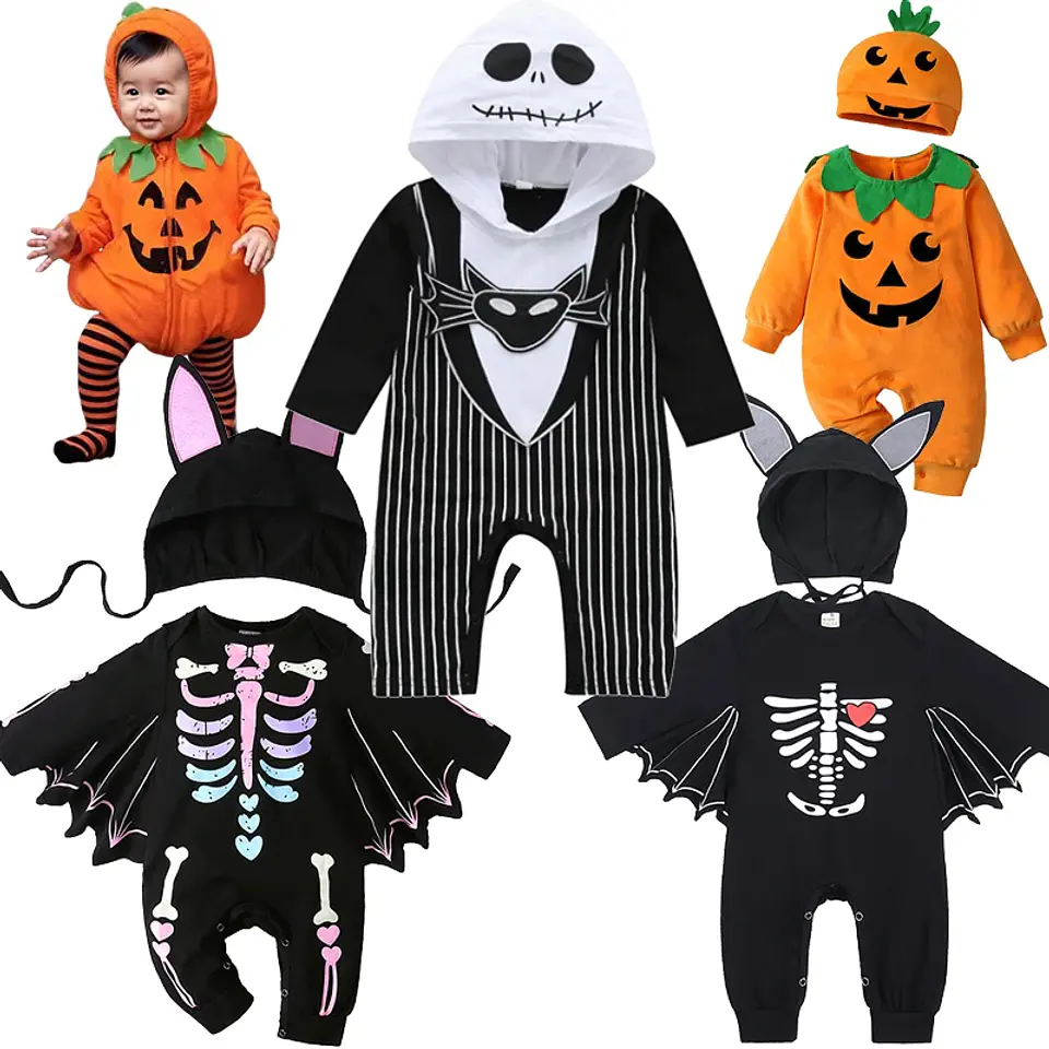 Baby Boy Jumpsuit Costume Set – Halloween Cosplay 1