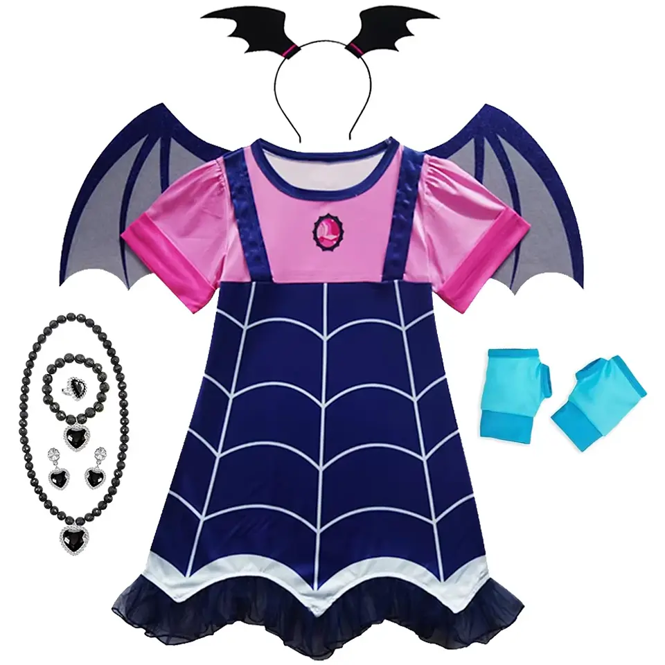 Vampire Cosplay Dress – Girls Halloween Costume 1