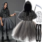 Reaper Dress-Up Costume – Girls Halloween Hoodie - thumbnail 1