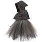 Reaper Dress-Up Costume – Girls Halloween Hoodie - thumbnail 2