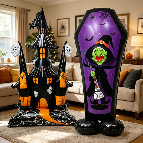 Standing Foil Balloons – Halloween Haunted House