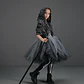 Reaper Dress-Up Costume – Girls Halloween Hoodie - thumbnail 3
