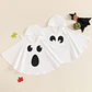 Ghost Print Hooded Cape Costume – Kids Halloween - thumbnail 1