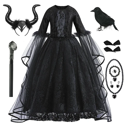 Princess Costume Dress – Girls Halloween Carnival