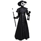 Medieval Hooded Robe Costume – Adult Halloween - thumbnail 2