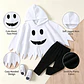 Baby Ghost Hooded Cape – Halloween Poncho - thumbnail 3