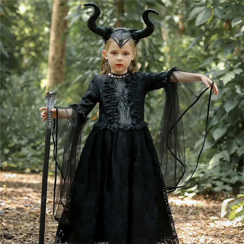Princess Costume Dress – Girls Halloween Carnival 2