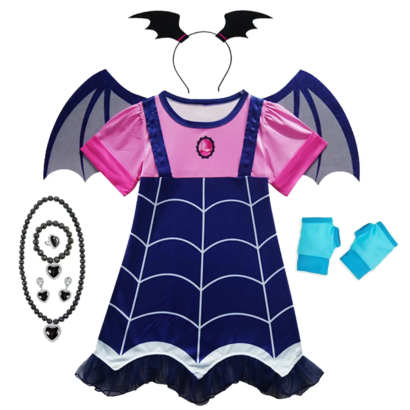 Vampire Cosplay Dress – Girls Halloween Costume 7
