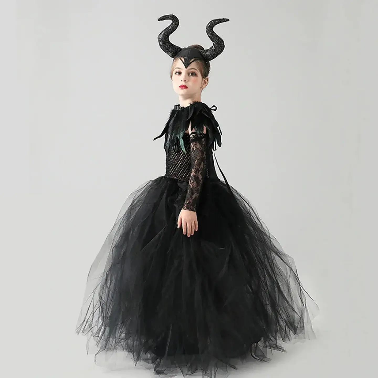 Evil Queen Black Tutu Dress – Halloween Villain 4