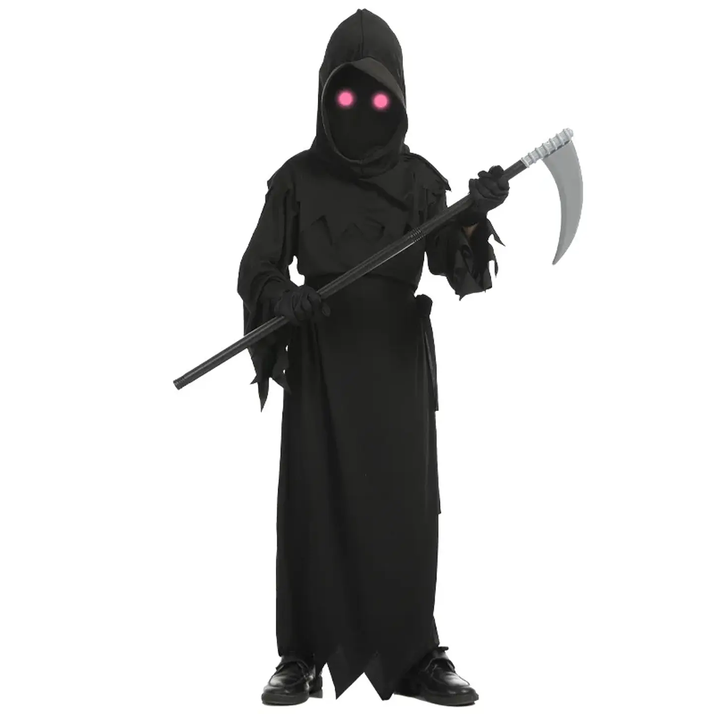 Grim Reaper Costume – Scythe & Glowing Eyes 9
