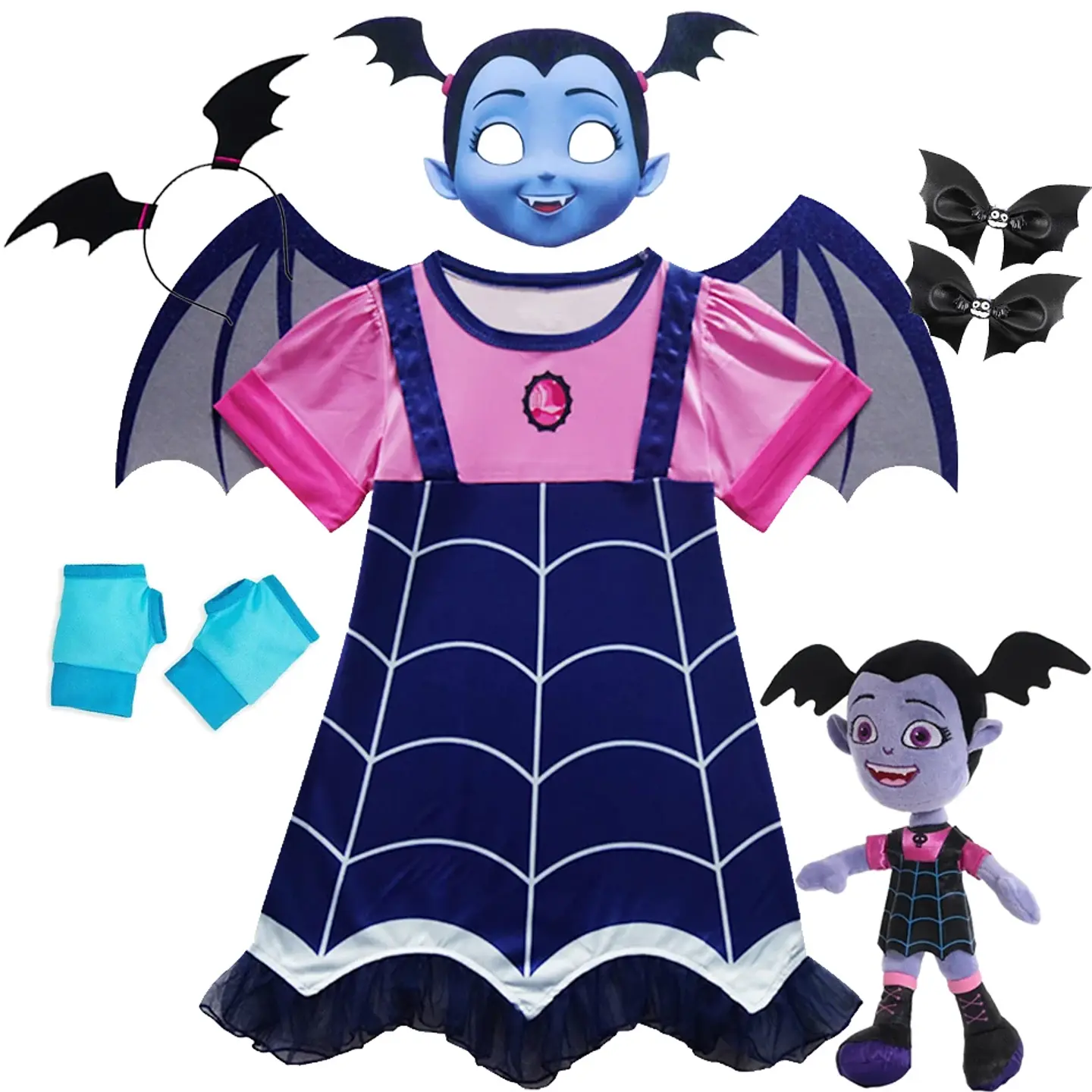 Vampire Cosplay Dress – Girls Halloween Costume 8