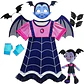 Vampire Cosplay Dress – Girls Halloween Costume - thumbnail 8