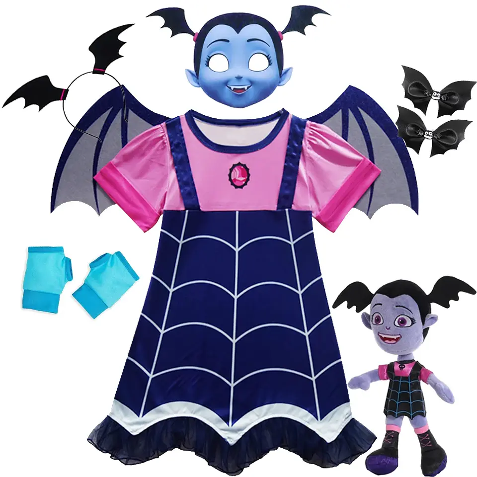 Vampire Cosplay Dress – Girls Halloween Costume 8