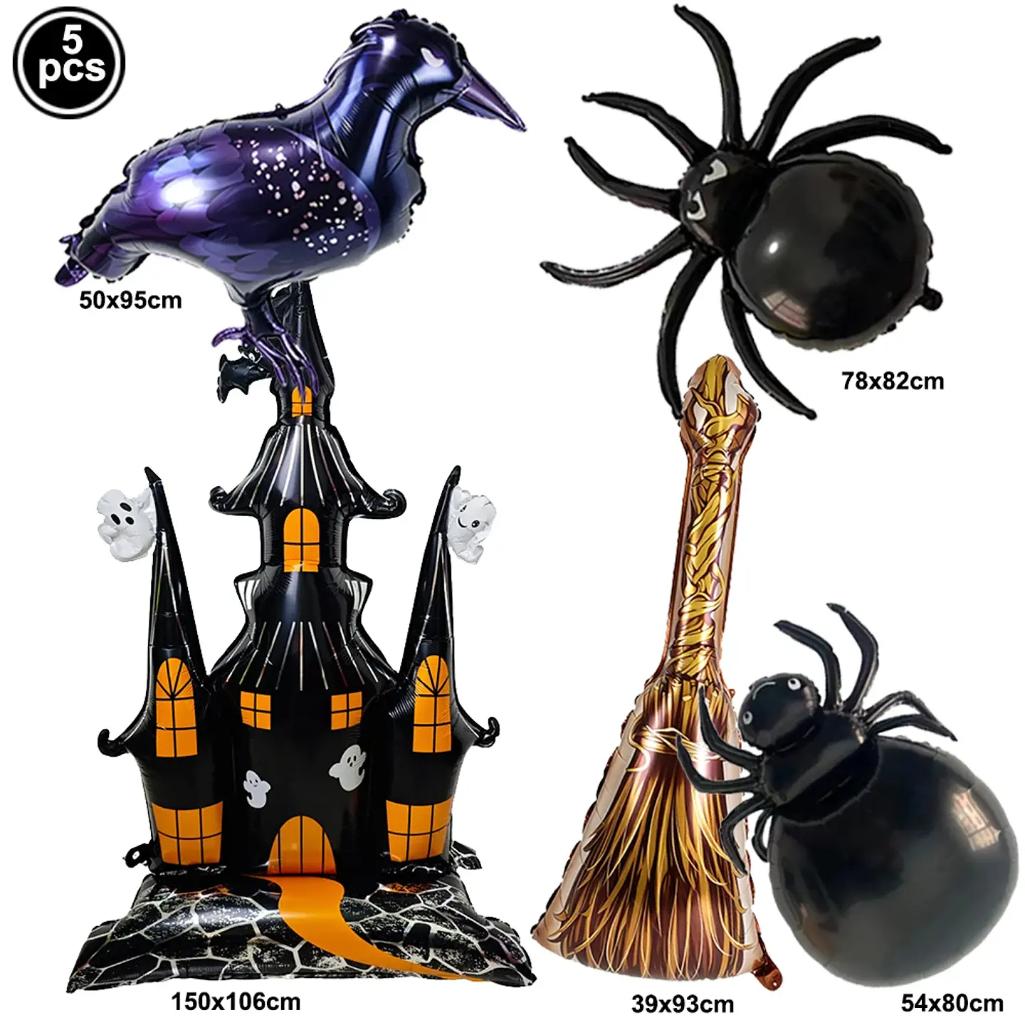 Standing Foil Balloons – Halloween Haunted House 7