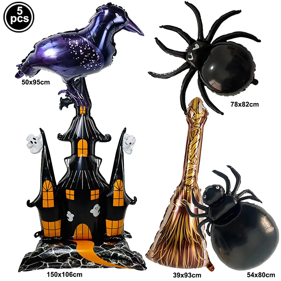 Standing Foil Balloons – Halloween Haunted House 7