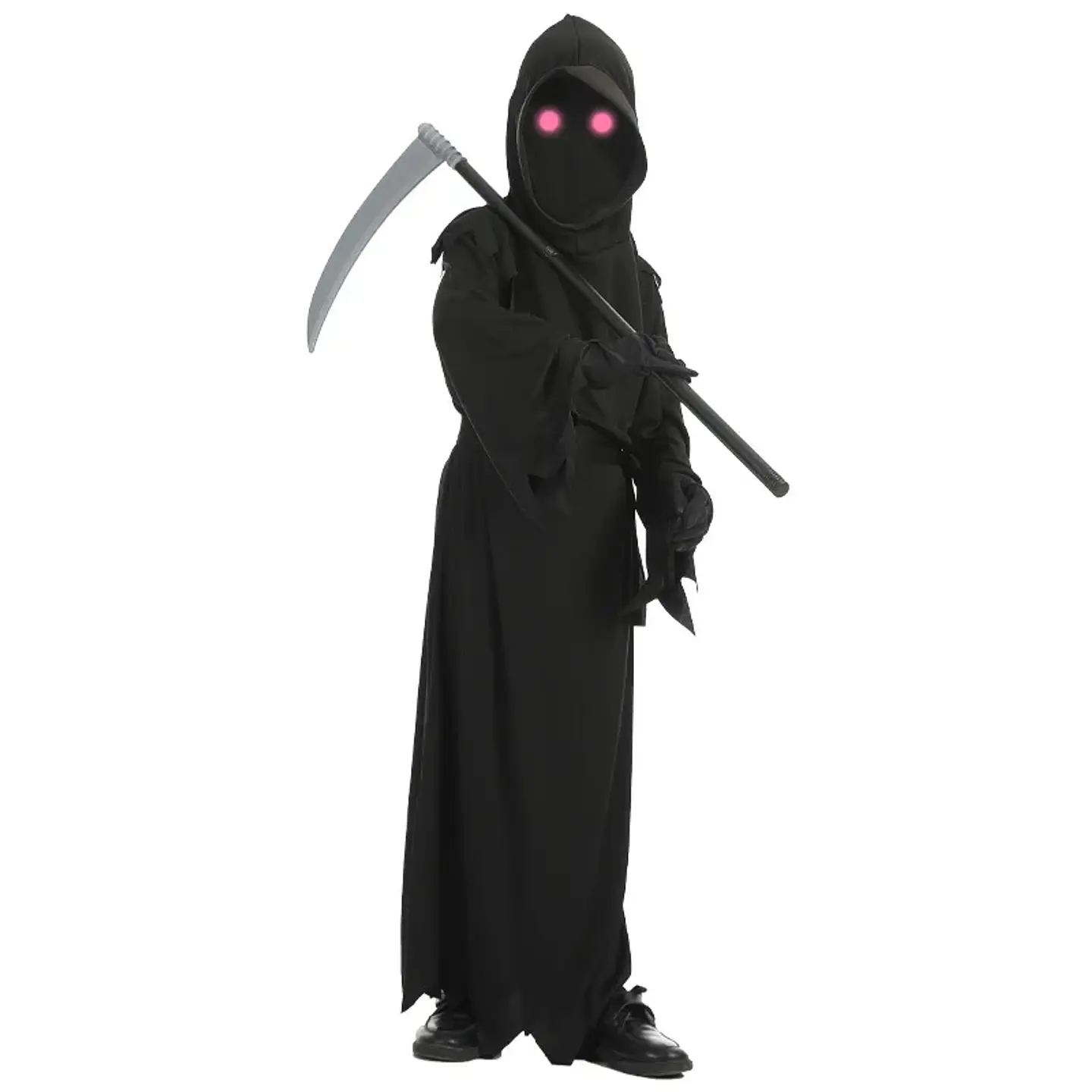 Grim Reaper Costume – Scythe & Glowing Eyes 12