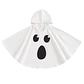 Ghost Print Hooded Cape Costume – Kids Halloween - thumbnail 6