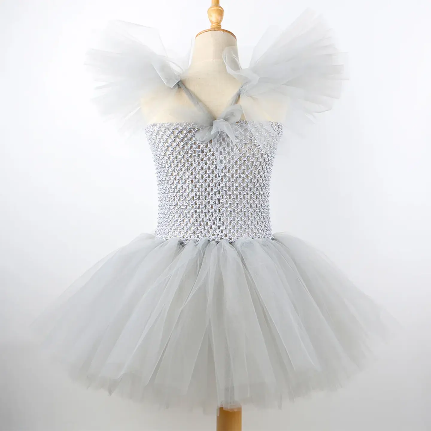 Grey Harlequin Tutu Costume Dress – Halloween Girls 14