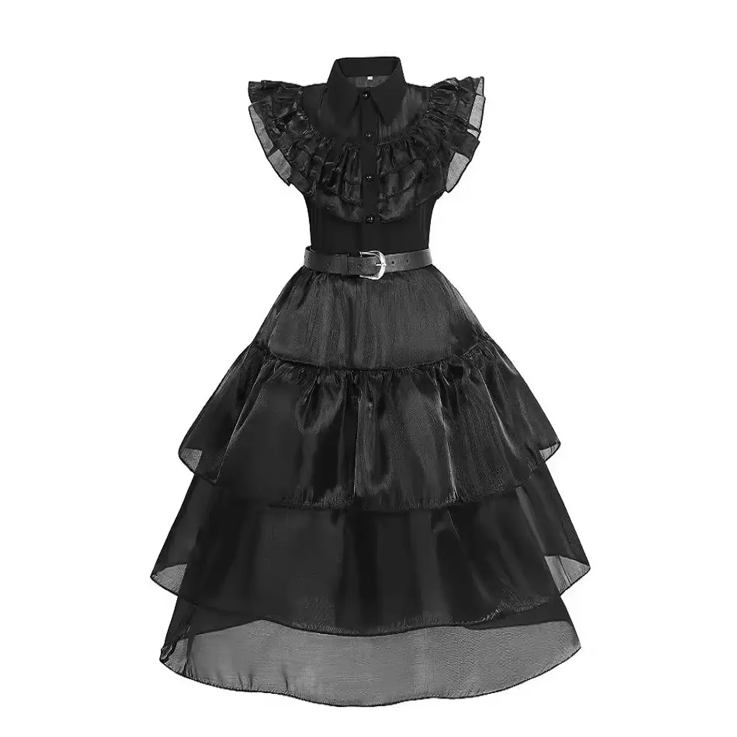 Black Gothic Costume Dress – Girls Halloween 2