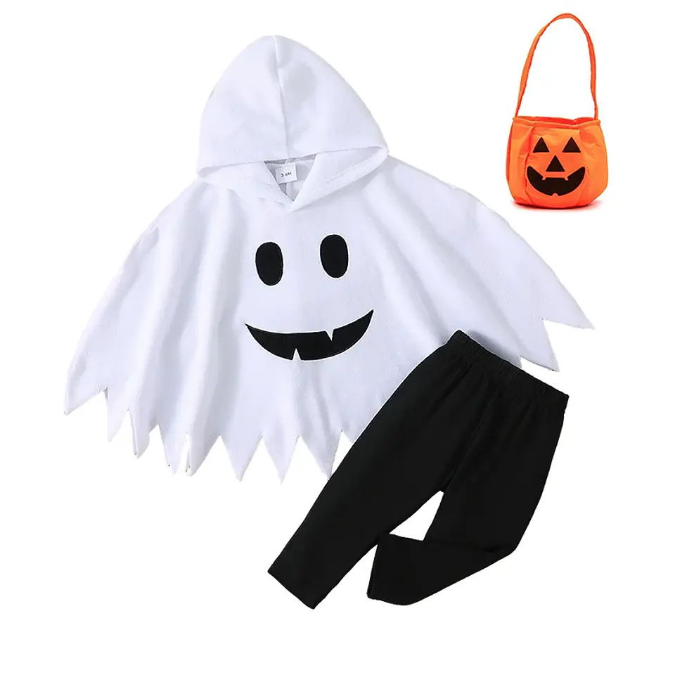 Baby Ghost Hooded Cape – Halloween Poncho 7