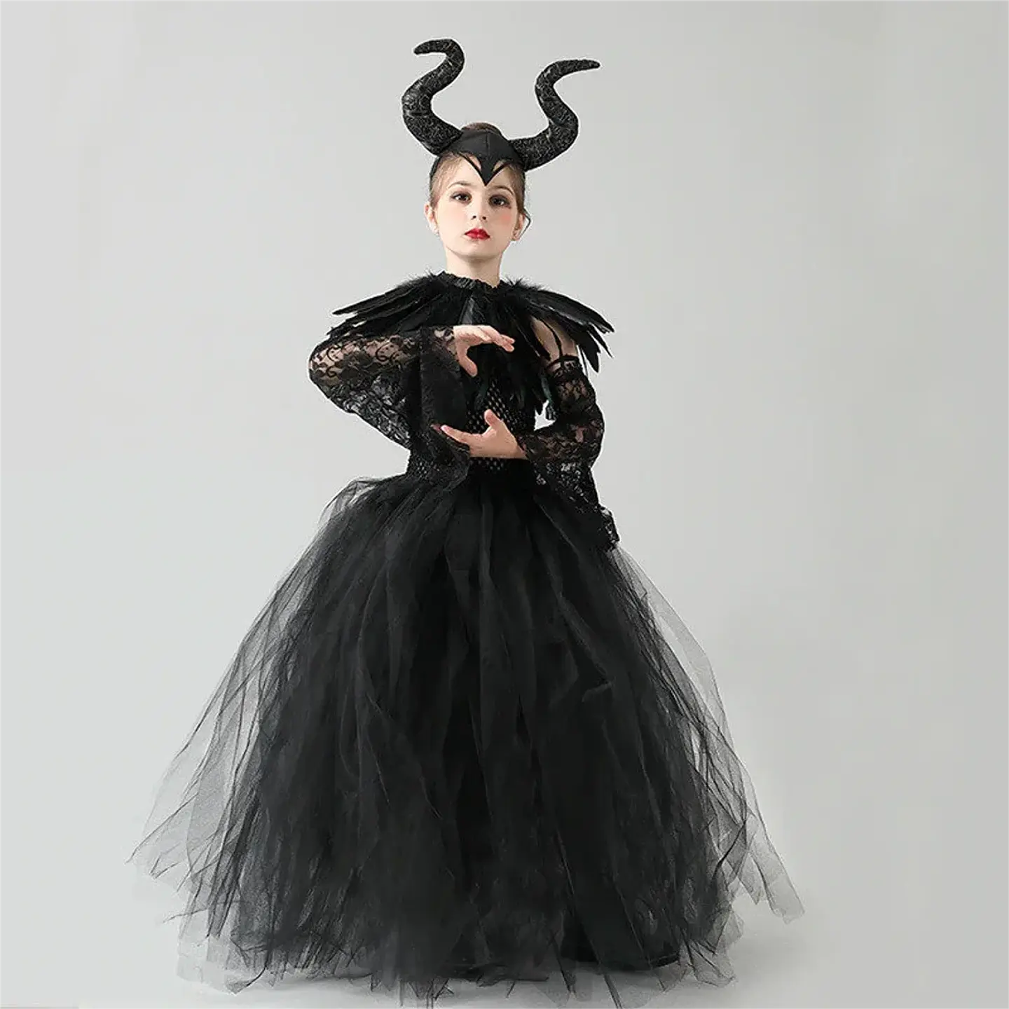 Evil Queen Black Tutu Dress – Halloween Villain 5