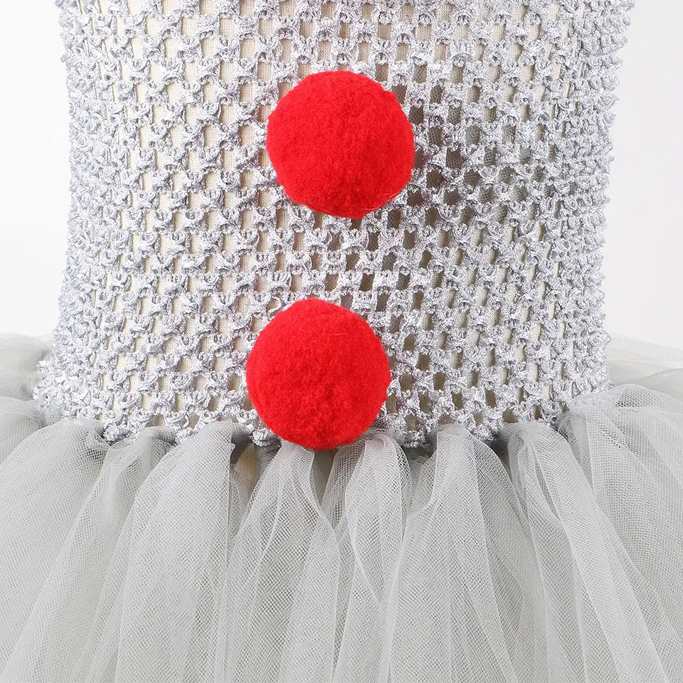 Grey Harlequin Tutu Costume Dress – Halloween Girls 15