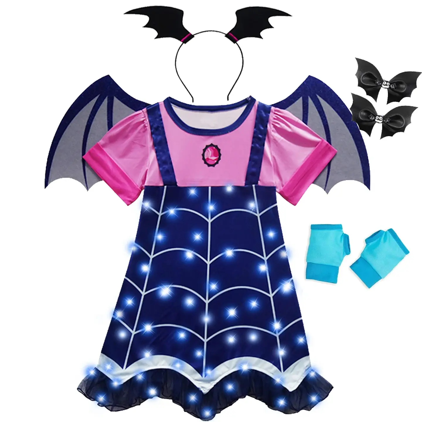 Vampire Cosplay Dress – Girls Halloween Costume 9