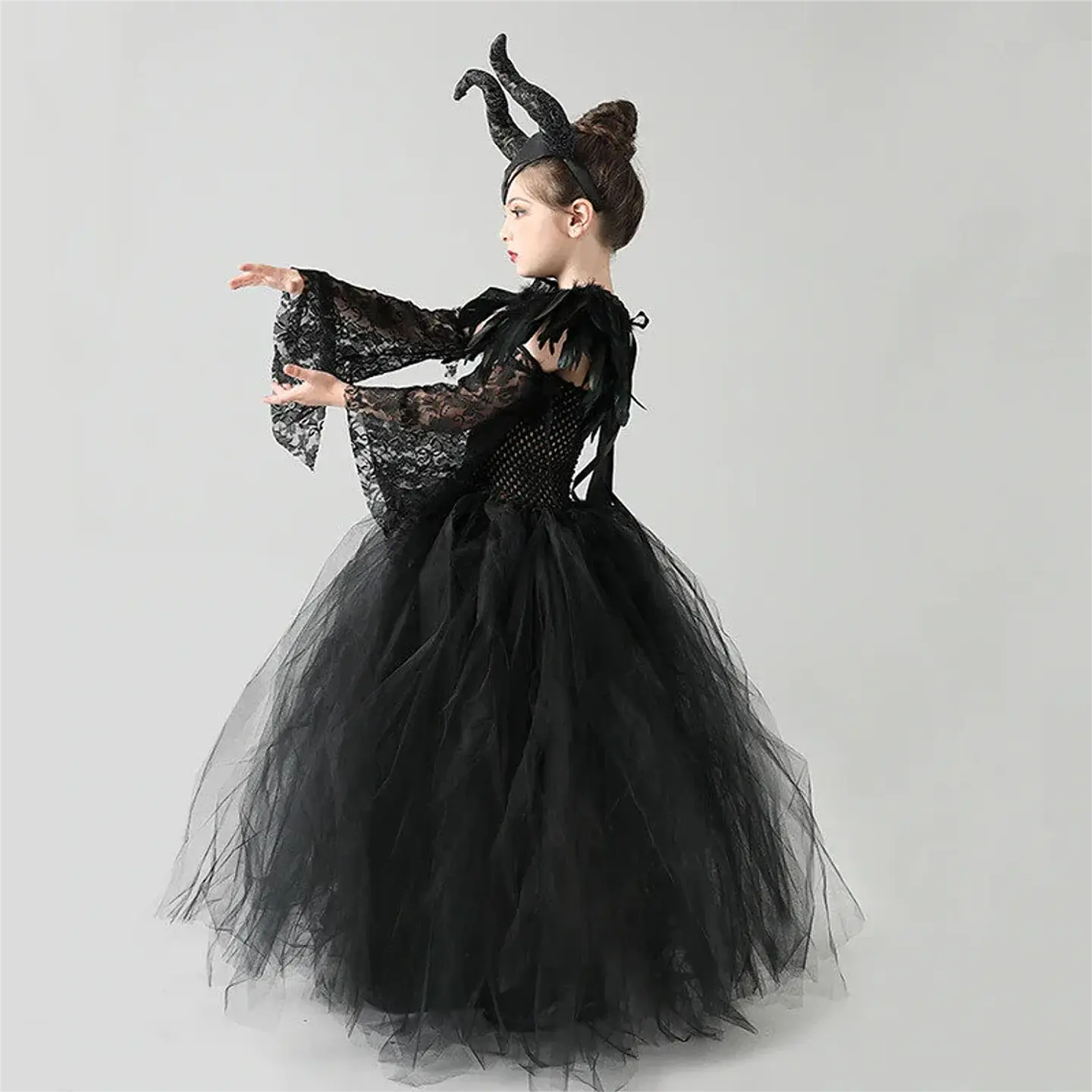 Evil Queen Black Tutu Dress – Halloween Villain 6